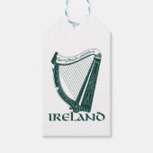 Irland Harp Design, Irish Harp Geschenkanhänger (Vorderseite)
