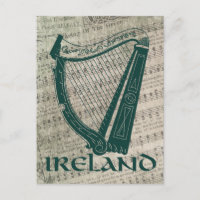 Irland Harp Design, Irish Harp