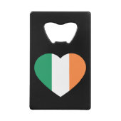 Irland - Herzblindflagge Geldbeutel Flaschenöffner (Rückseite)