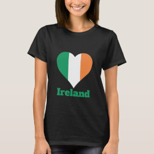 Irland Herzenflagge T-Shirt