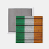 Irland Holzplankentextur Magnet (Vorderseite/Rückseite)