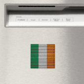 Irland Holzplankentextur Magnet (In Situ (Geschirrspüler))