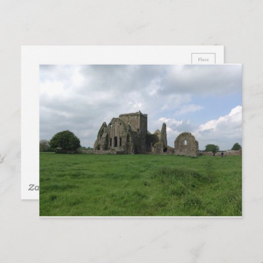 Irland Hore Abbey Irish Ruins Rock of Cashel Postkarte (Vorne/Hinten)