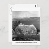 Irland Hütte, Landkreis Mayo Postkarte (Vorne/Hinten)