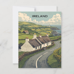 Irland Hütte Postkarte