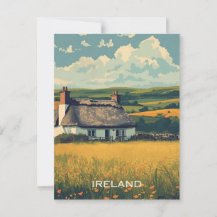 Irland Hütte Postkarte