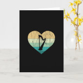 Irland - I Liebe Irish Harp Karte (Gelbe Blume)