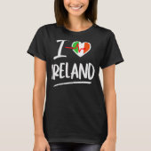 Irland I Liebe Irland I Herz Irland T-Shirt (Vorderseite)