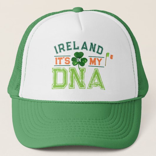Irland in meiner DNA | St. Patrick's Day Truckerkappe (Vorderseite)