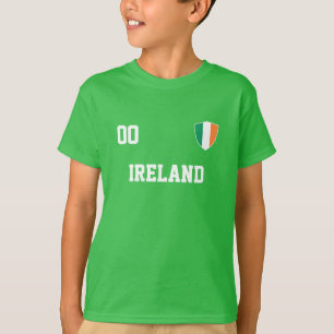 Irland Individuelle Name & Number Football Kids Je T-Shirt