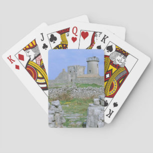 Irland, Inishmore, Aran Insel, Dun Aengus Fort Spielkarten