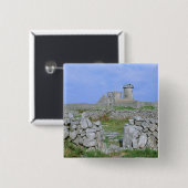 Irland, Inishmore, Aran Island, Dun Aengus Fort Button (Vorne & Hinten)