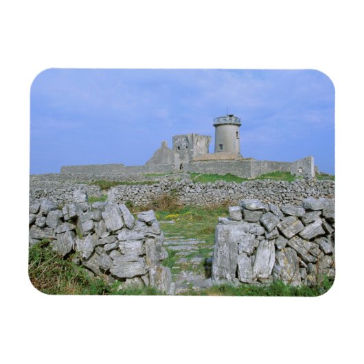 Irland, Inishmore, Aran Island, Dun Aengus Fort Magnet (Horizontal)