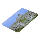 Irland, Inishmore, Aran Island, Dun Aengus Fort Magnet (Linke Seite)