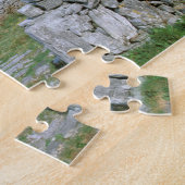 Irland, Inishmore, Aran Island, Dun Aengus Fort Puzzle (Seite)