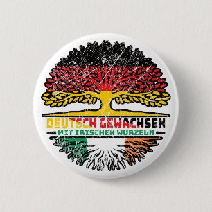 Irland Irisch Deutsch Deutschland Baum Wurzel Button