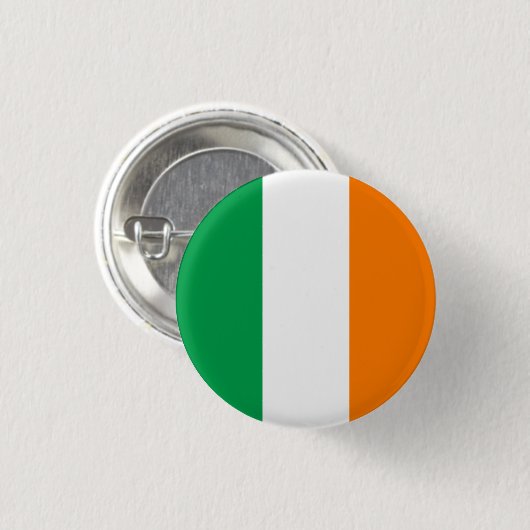 Irland (irische Flagge) Button (Vorne & Hinten)