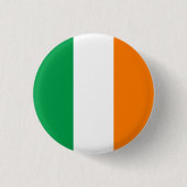 Irland (irische Flagge) Button (Vorderseite)