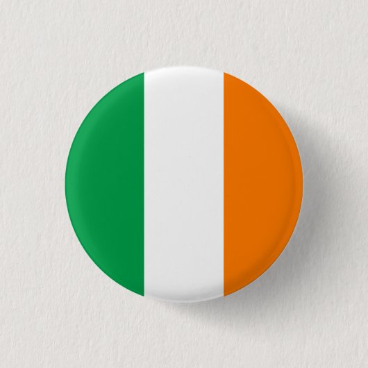 Irland (irische Flagge) Button (Vorderseite)