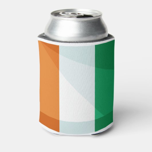 Irland, irische Flagge, irische Flagge, I Liebe Ir Dosenkühler (Kanne Rückseite)