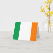 Irland (irische Flagge) Karte (Gelbe Blume)