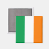 Irland (irische Flagge) Magnet (Vorderseite/Rückseite)