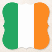 Irland (irische Flagge) Untersetzer (Vorderseite)