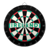IRLAND Irischer alter klassischer Design Grüner Te Dartscheibe (vorne)
