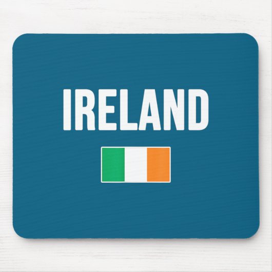 Irland Irisches Flaggen-Souvenir Mousepad (Vorne)