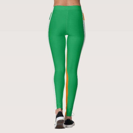 Irland/Irish Flag Fashion Reise/Sport Fan Legg Leggings (Rückseite)