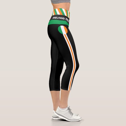 Irland & Irish Flag Mode, Fitness, Sports Cape Capri Leggings (Rechts)