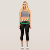 Irland & Irish Flag Mode, Fitness, Sports Cape Capri Leggings (Vorderseite)