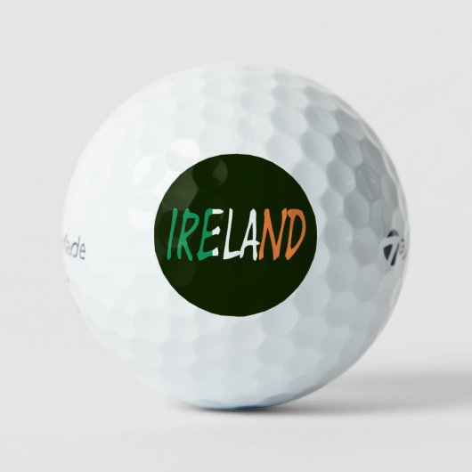 Irland: Irish Flag tmtp5 gbcnt Golfball (Vorderseite)