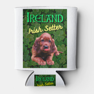 Irland Irish Setter Clovers Kleeblatts Dosenkühler