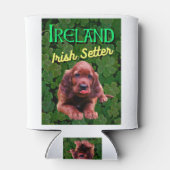 Irland Irish Setter Clovers Kleeblatts Dosenkühler (Rückseite)