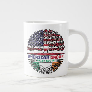Irland Irish US USA United Staaten Tree Jumbo-Tasse