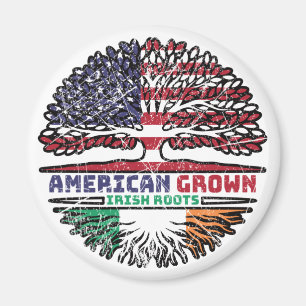 Irland Irish US USA United Staaten Tree Magnet