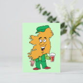 Irland Irish Vintage Travel Souvenir Karikatur Postkarte (Stehend Vorderseite)