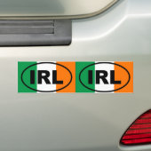 Irland IRL European oval Autoaufkleber (Auf Auto)