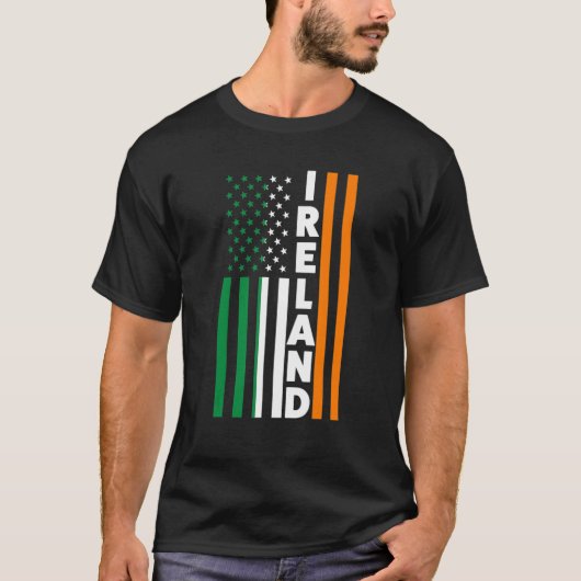 Irland Irland irische Flagge T-Shirt (Vorderseite)