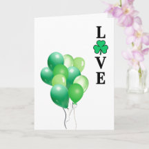 Irland Irland LIEBE Green Balloon Fun