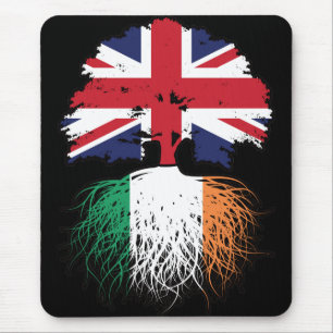 Irland Irland Vereinigtes Königreich Großbritannie Mousepad