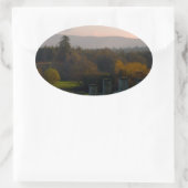 Irland ist schön ovaler aufkleber (Tasche)