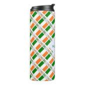 Irland Kachelfahne Personalisiert Thermosbecher (Nach links gedreht)