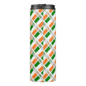 Irland Kachelfahne Personalisiert Thermosbecher (Rückseite)