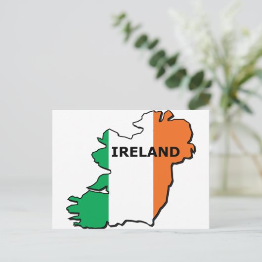 Irland Karte (Stehend Vorderseite)