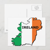 Irland Karte (Vorne/Hinten)