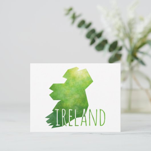 Irland Karte (Stehend Vorderseite)