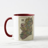 Irland-Karte 1813 durch John Pinkerton Tasse (Links)