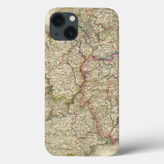 Irland-Karte Case-Mate iPhone Hülle (Rückseite)